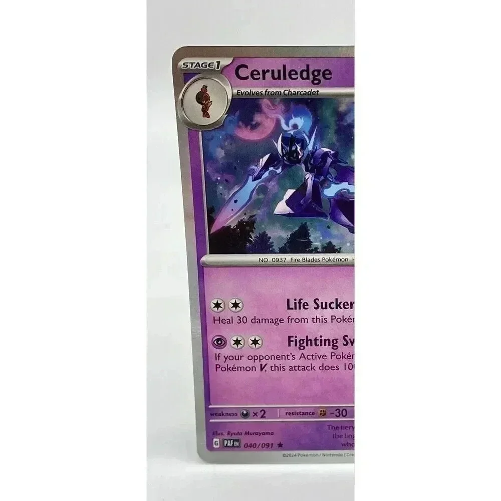 Ceruledge 040/091 Rare‎ S & V Paldean Fates Holo Pokemon TCG Mint Unplayed